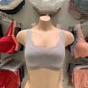 Barbara 3color Simple Seamless Bra Top Abr42600