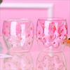 Cat Claws Creative Glass Double Floor Coffee Milk Glass Cherry Powder Homemade Transparent Glass Glass