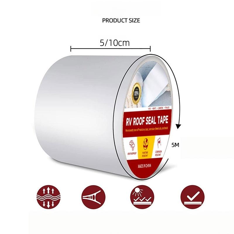 RV Roof Butyl Tape 1 Roll for Reliable Waterproof Leak Protection Perfect for Extended Travel