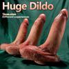 Realistic Large Size 10.4inch Unisex Silicone Dildo, High-Quality Massage Toy for Adults, No Power Required, Battery-Free,Lifelike Texture and Color
