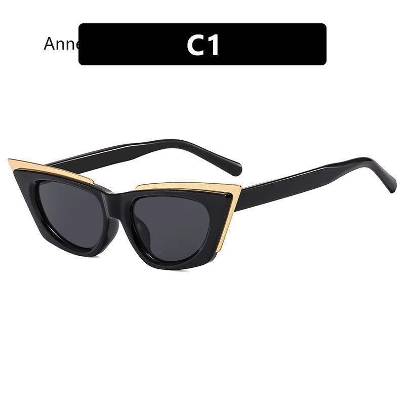 Fashion Women Square Sunglasses Shades UV400 Retro Rivets Double Color Men Sun Glasses  gafas lentes