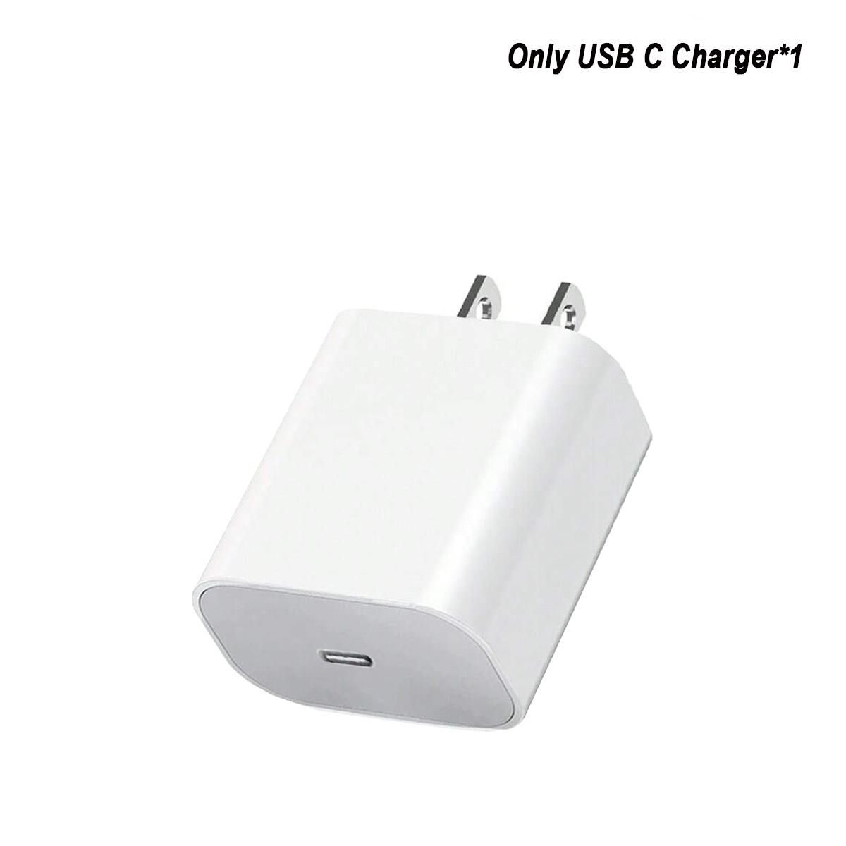 

PD 20W быстрое зарядное устройство комплект USB C порт настенная зарядка 6.6FT кабель Type C на Type C для iPhone 16 15 Pro Max Plus Samsung Xiaomi ipad only charger