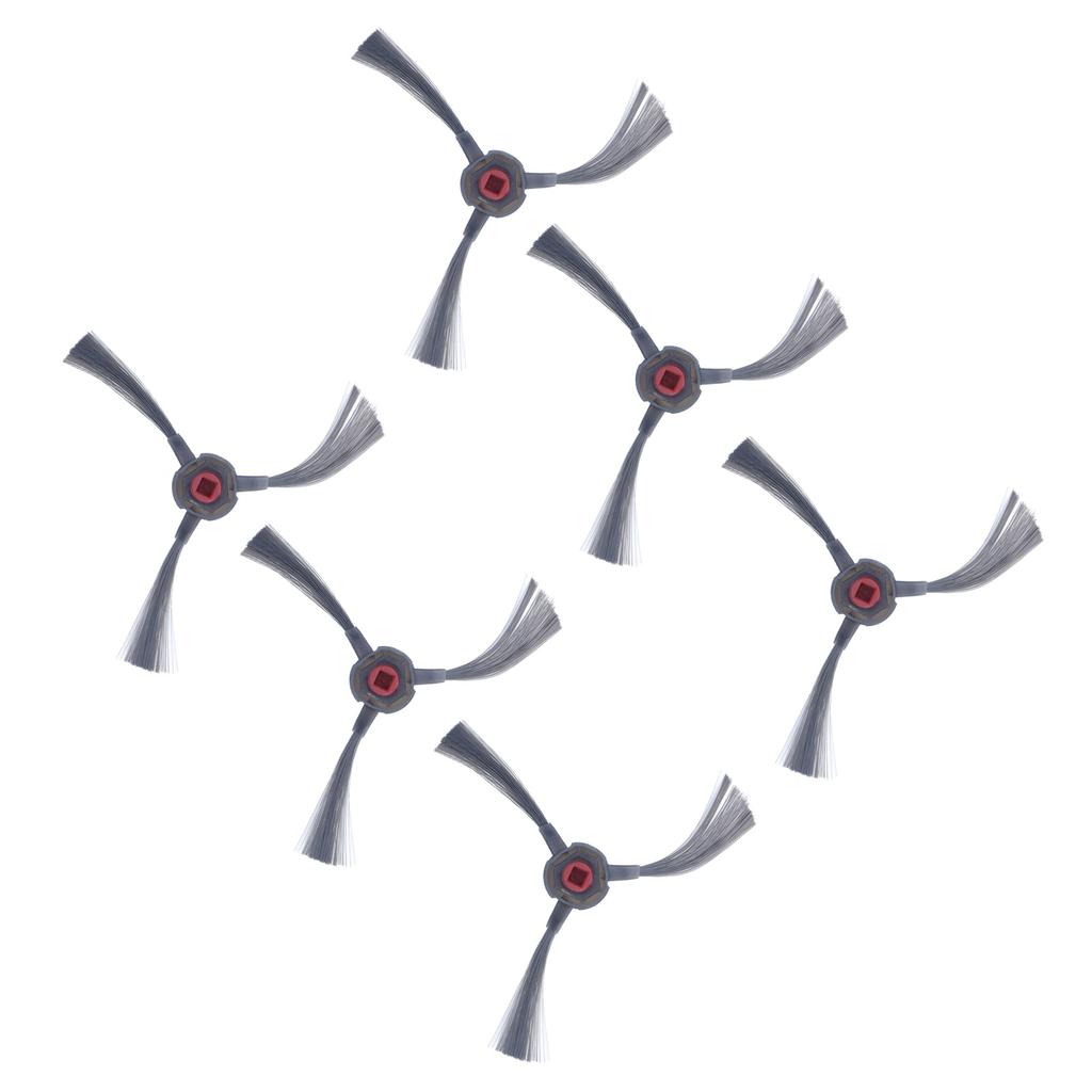 6 buc. perii laterale cu peri moi, perie de înlocuire pentru robot de curățat pentru măturatoarea ECOVACS N9+