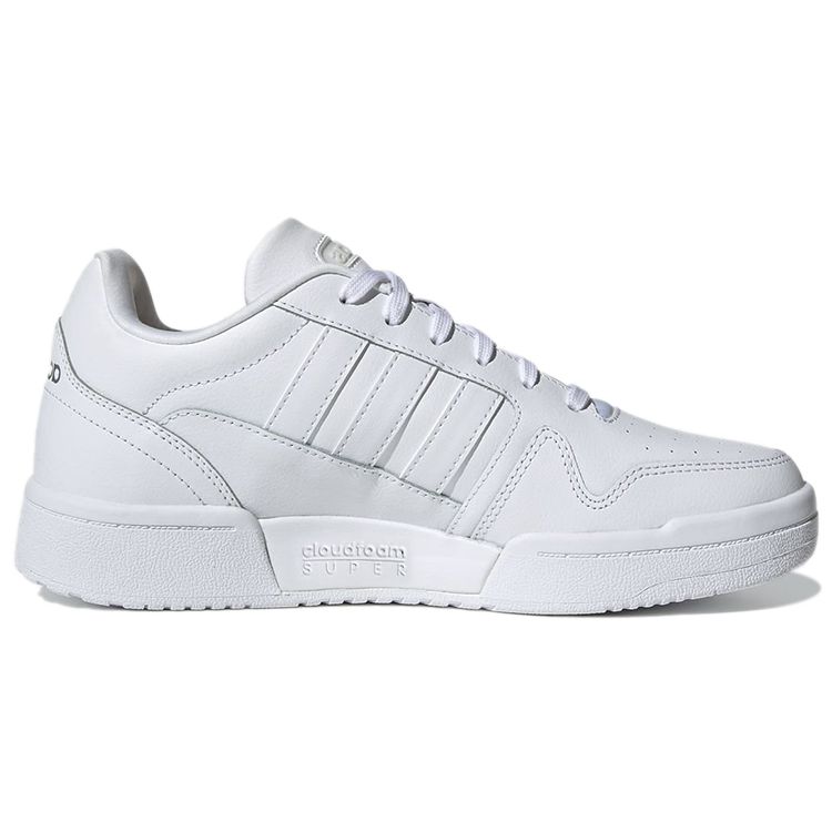 Adidas Neo Postmove Synthetic Leather Comfortable Low-Top Skate Shoes Women Skate Shoes Cloud-White H00456