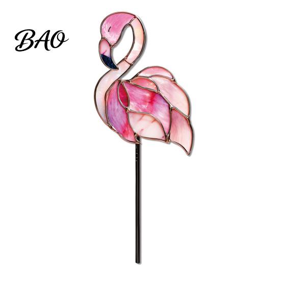 Colorful Yard Stakes Planter Insert Stake, Double-Sided, Flower Pot Decor Metal Garden Decorative Insect Animal Stake for Plant Pots Bed Decoration