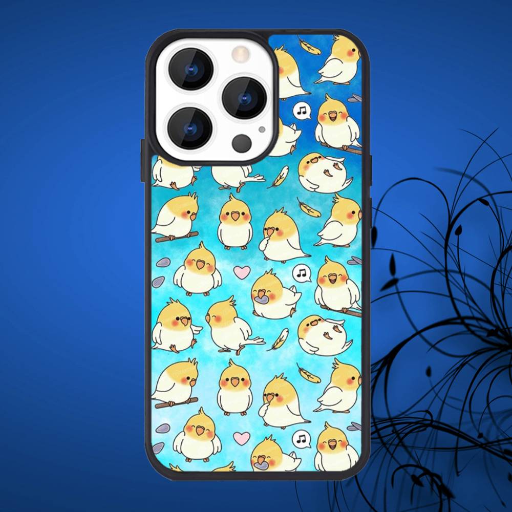 Animal Parrot Bird Phone Case For iPhone 16,15,14,13,12,11,Plus,Pro,Max Mini Magsafe Magnetic Wireless Charging