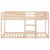 Vidaxl Cama Litera, 80X200 Cm, Madera Maciza de Pino