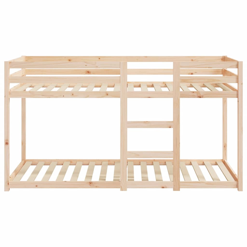 Vidaxl Cama Litera, 80X200 Cm, Madera Maciza de Pino