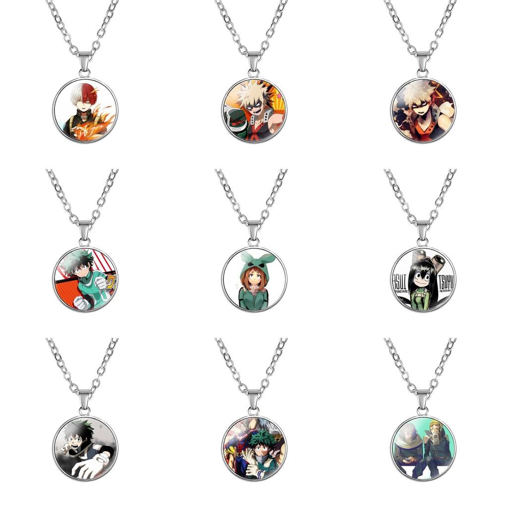My Hero Academia Pendant Necklace Handmade Alloy Cartoon Character Jewelry