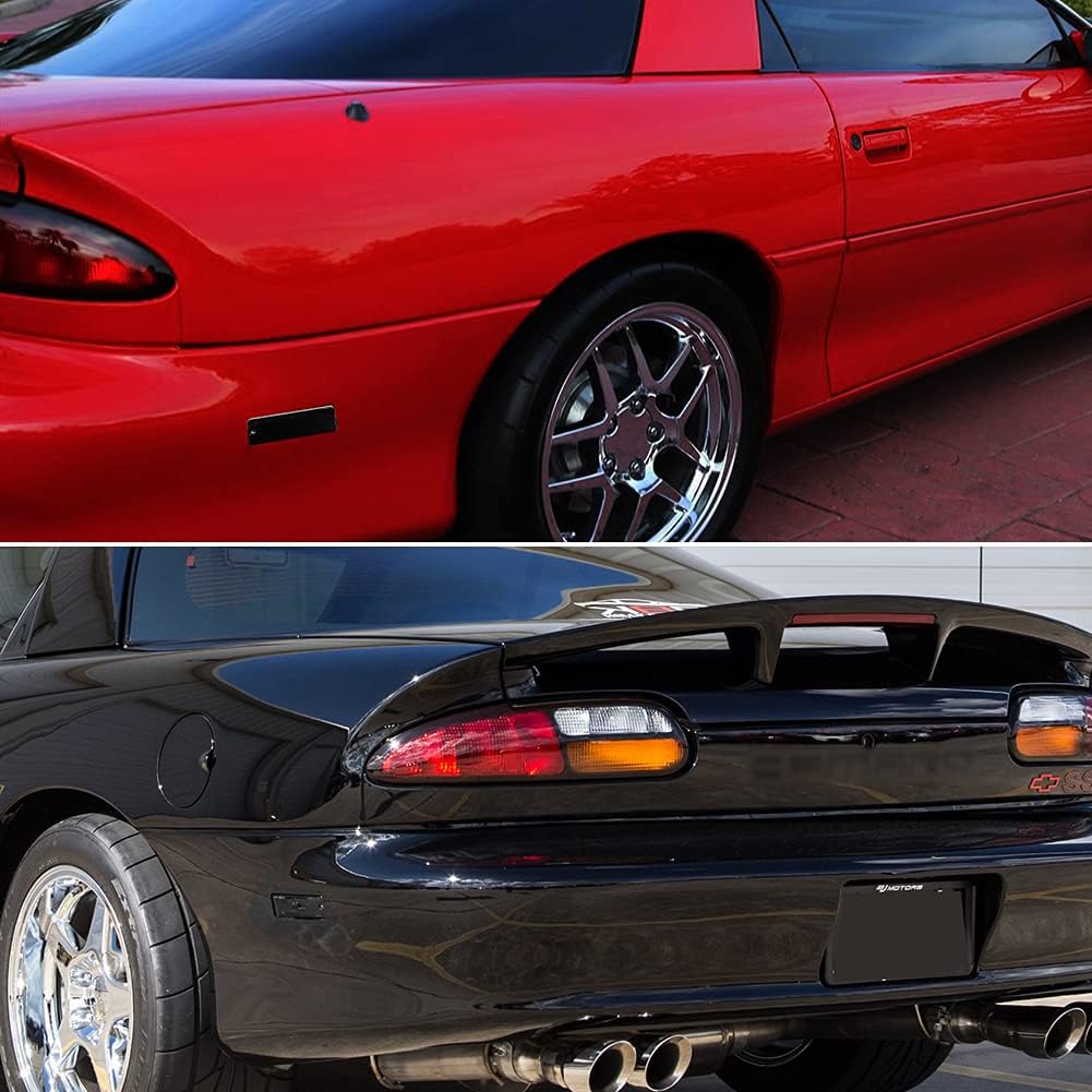 Smoked Lens Compatible with Lamps housing kit Compatible With 1993-2002 Chevy Camaro Rear Bumper Side Marker housing,For 1998-2002 Pontiac Firebird