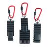 Multi Cross Driver Bit Organizer Sleeve Holder Portable Rubber Screwdriver Bit Holder With Carabiner Keychain Bits Holder