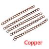 50pcs/lot 50mm 70mm 5x4mm Necklace Extension Chain Bulk Bracelet Extended Chains Tail Extender For DIY Jewelry Making Findings