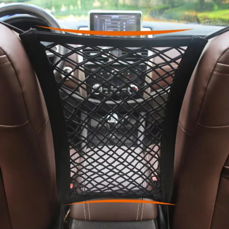 Haustier-Autobarriere, Hunde-Autobarriere mit automatischer Sicherheitsnetz-Aufbewahrungstasche, Haustier-Absperrschutz, Rücksitz-Sicherheitsschutz, Netznetz