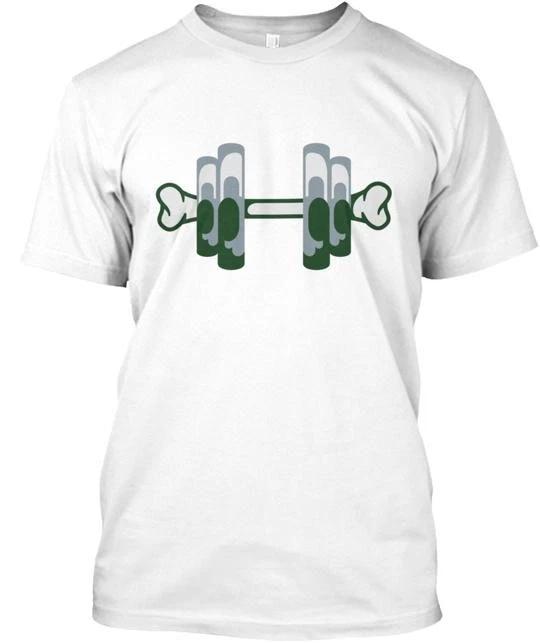

Bones Dumbbell Weight Body Building TTshirt Made in the USA Size S to 5XL 2XL