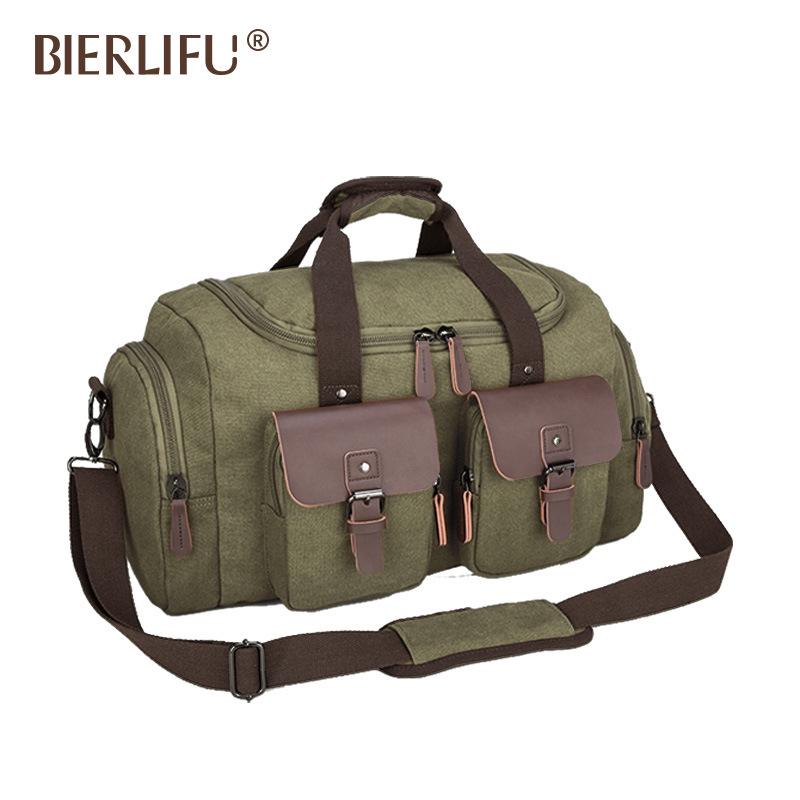 Waterproof Large Capacity Microfiber Canvas Crossbody Travel Bag