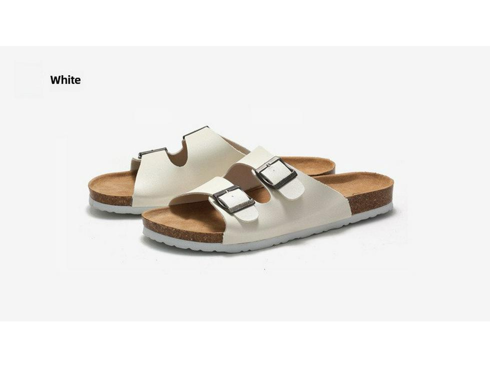 Korean Style Men's Cork Slippers: Trendy Summer Beach Flip-Flops & Casual Sandals