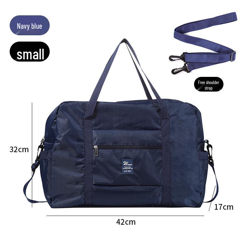 Foldable Travel Duffel Bag: Lightweight, Large Capacity, Attachable To Suitcase