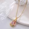 Fashionable Heart Titanium Steel Necklace: Women's Clavicle Chain, Hip Hop Style, Niche Design.