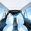 For Tesla Model YL 6-Seater Car Sunroof Sunshade Cover Ice Cloth Sun Protection Eat Insulation Roof Glass Sun Shade Accessories