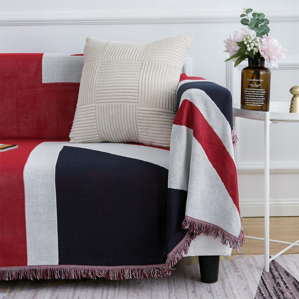 

Утолщенное диванное полотенце с полным покрытием, диванная подушка, прикроватное полотенце, нитяное одеяло, декоративное одеяло, пылезащитный чехол 130*180cm