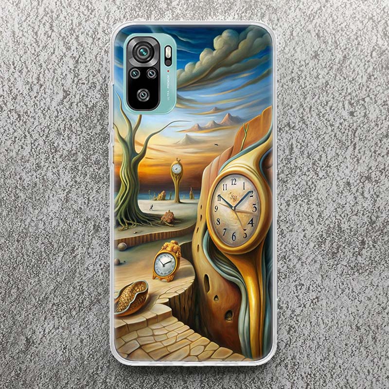 Salvador Dali Art Print Soft Case for Xiaomi Redmi Note 14 13 12S 11S Phone Shell 10 Pro Plus 11E 11T 12 11 10S 5G Cover