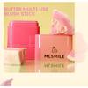 MLSMILE Flat Tube Fruit Blush Stick 2 In 1 Lipstick Lipstick Easy To Color Highlight Grooming Rouge