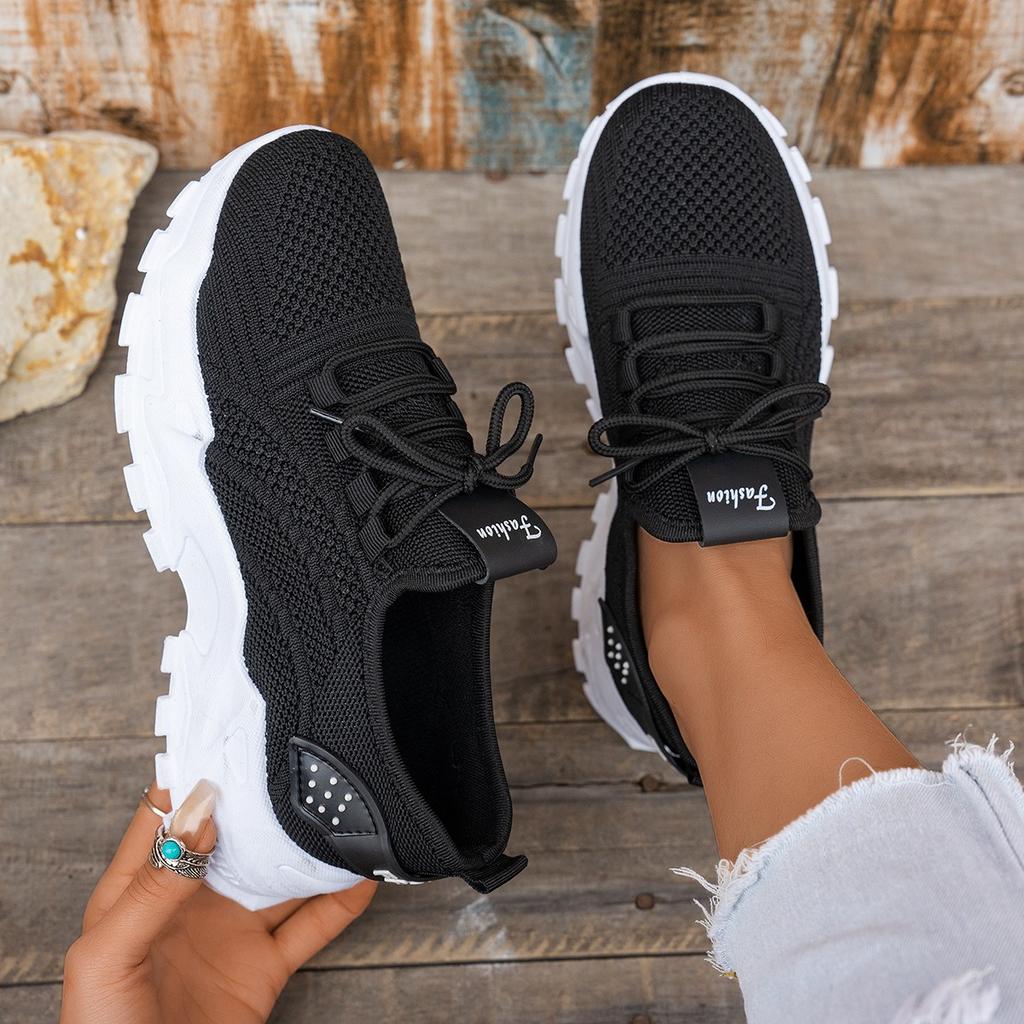 Damskie Codzienne Buty Sportowe, Modne Buty do Chodzenia, Lekkie Buty Codzienne, Buty do Biegania, Antypoślizgowe, Oddychające, Oddychające Buty Sportowe z Siateczki
