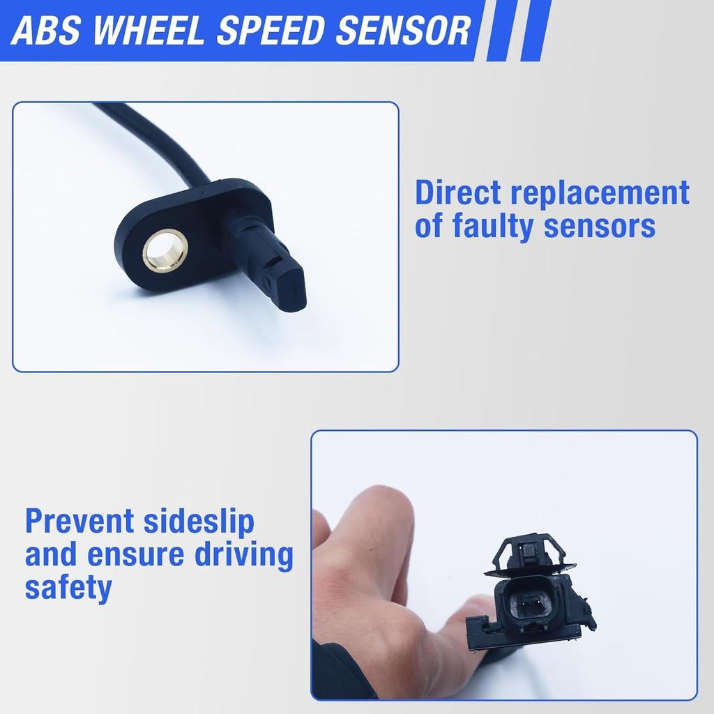ABS Wheel Speed Sensor Front Left Right Compatible With 2008-2012 Honda Accord 2009-2014 Acura TSX Driver Passenger Side ABS Sensors # 57450-TA0-A01