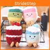 Fruitcake Toy Plush Cartoon Keychain Backpack Pendant Childrens Gift Holiday