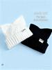 Women's Korean Fashion Cat Ear Wool Hat – Large Head Circumference, Knitted for Warmth, Shows Smaller Face, Perfect for Autumn & Winter