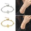 Witch Knot Charm Bracelets Stainless Steel Witch Knot Chain Bracelet Women Men