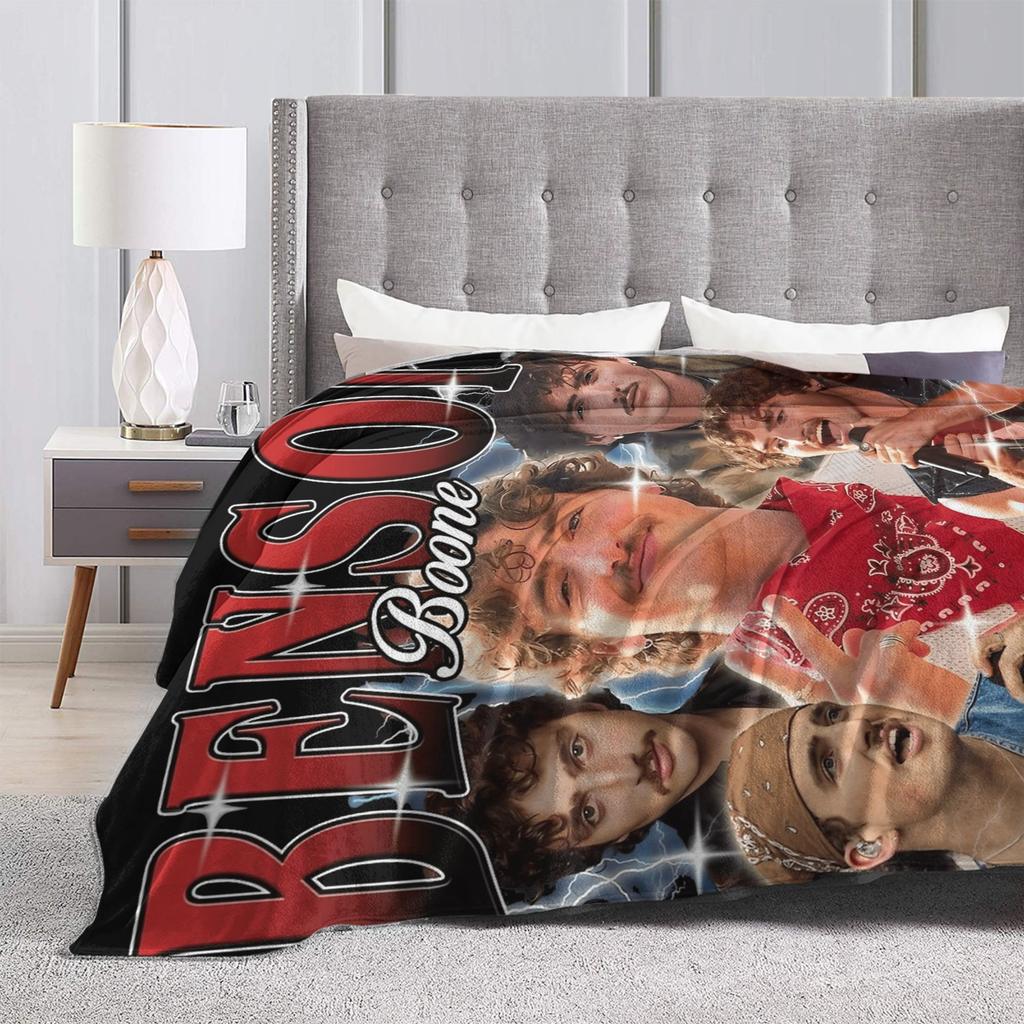 Benson Boone Tour Decke Weich Warm Street Trend Plüsch Überwurfdecke für Sofa Sessel Camping Flanell Tagesdecke Bettbezug