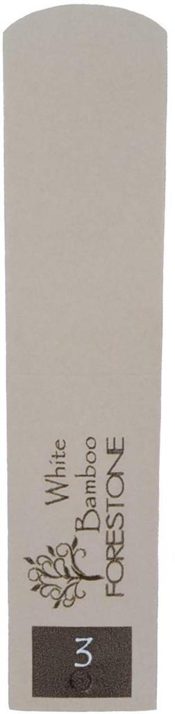 FORESTONE White Bamboo Soprano Saxophone Reed, Hardness: 3.0, Forestone