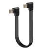 45W 90 Degree Elbow USB C Type C Cable Type C To USB C Male Fast Charging Data Cord for Laptop PC Phone Laptop