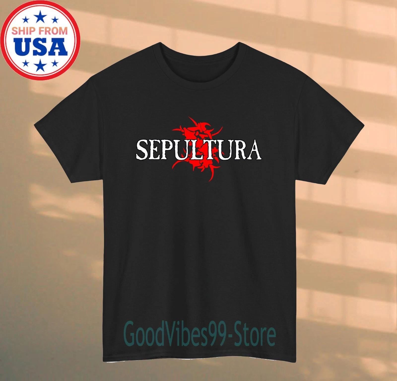 Sepultura Men s Black Size S-5XL M