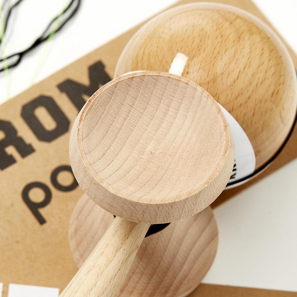 Kendama KROM POP Chrome Pop LOL Sticky Clear (Naked)