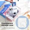 Transparent Camera Case For Fujifilm Instax Mini 12 Camera Bag PC Crystal Storage Case with Shoulder Strap For Instax Mini 12