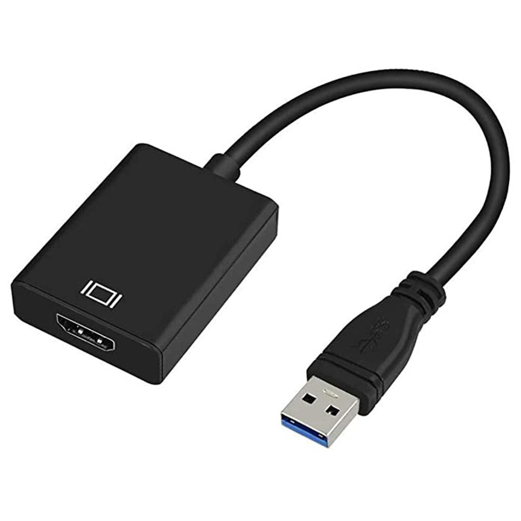 1080P USB 3.0/2.0 To HDMI-Compatible Converter Multi Display Graphic Adapter for PC Laptop Projector External Video Card