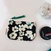 Cotton Change Bag Floral Mini Cotton Bag Card Bag Air Cushion Lipstick Storage Bag Convenient