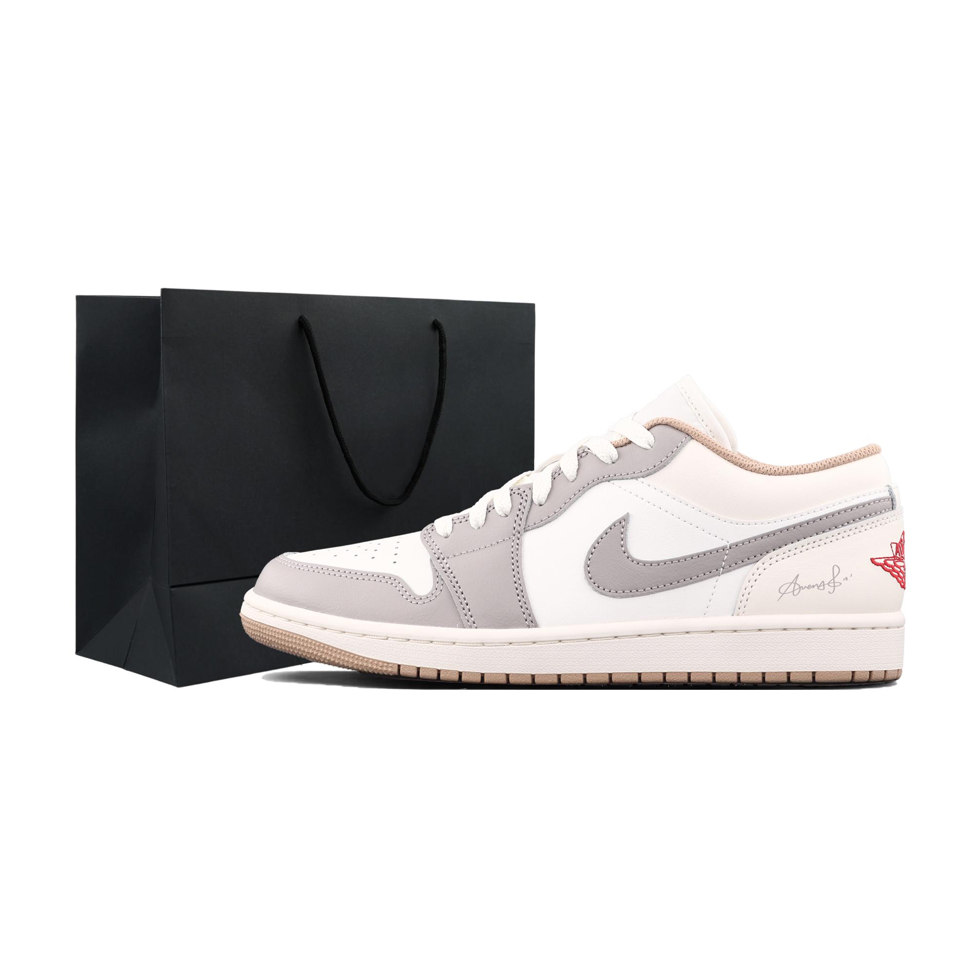 

Jordan Air Jordan 1 Gray Labu Low top Vintage Basketball Shoes Men s Gray 553558-169(Team2267- ) 44