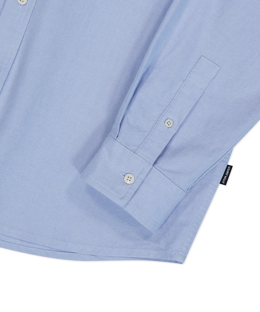 WACKY WILLY Kiki Oxford Long Sleeve Shirt Blue