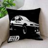 Initial D Fujiwara Tofu Shop Personalized Picture Text Home Decorative Pillows Household Gifts 45x45cm