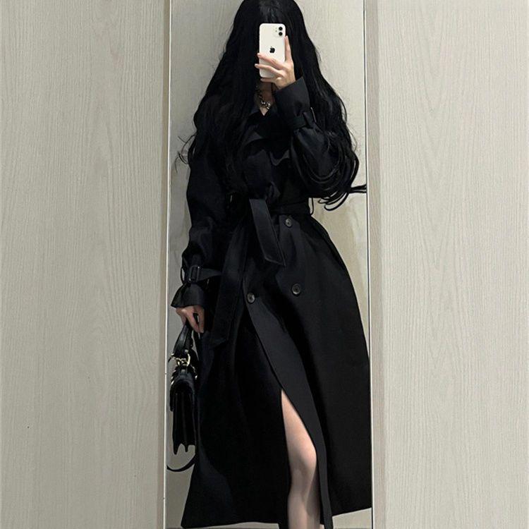 

Женская куртка-ветровка средней длины в корейском стиле - Мода весна/осень, Легкая роскошь, Свободный крой, Тренд маленького размера. S (recommended 80-95 jin)