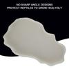 NW29 Plastic Reptiles Feeder Basin Snake Frogs Drinking Feeding Dish Landscape Decorations