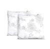 Anti-Allergy Pillow Microfiber Floral Silicone Various Sizes