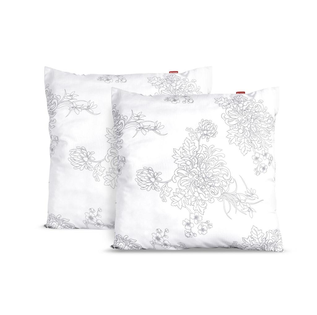 Anti-Allergy Pillow Microfiber Floral Silicone Various Sizes