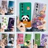 Case For Honor 70 5G 90 90Pro 5G 2022 Cute Panda Sweet Girl Cat Liquid Silicone Soft Phone Back Cover For Honor 90 Pro 5G Fundas