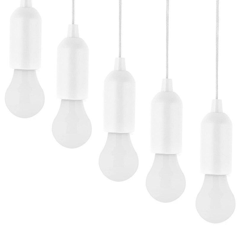 

Белая Тяга Лампочка Люстра Портативная Подвесная Лампа Лампочка На Открытом Воздухе Кемпинг Сад Подвесной Светодиодный Ночник