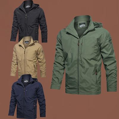 Amerikanische Outdoorjacke Herren Neu Wasserdicht Übergröße Dünne Jacke Bergbekleidung Gehrock Trenchcoat