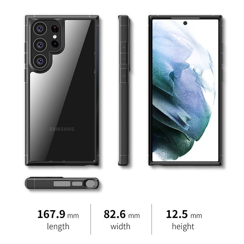 Samsung Galaxy S23/S23 Ultra Schützende Transparente Handyhülle - Sturzsicheres Design